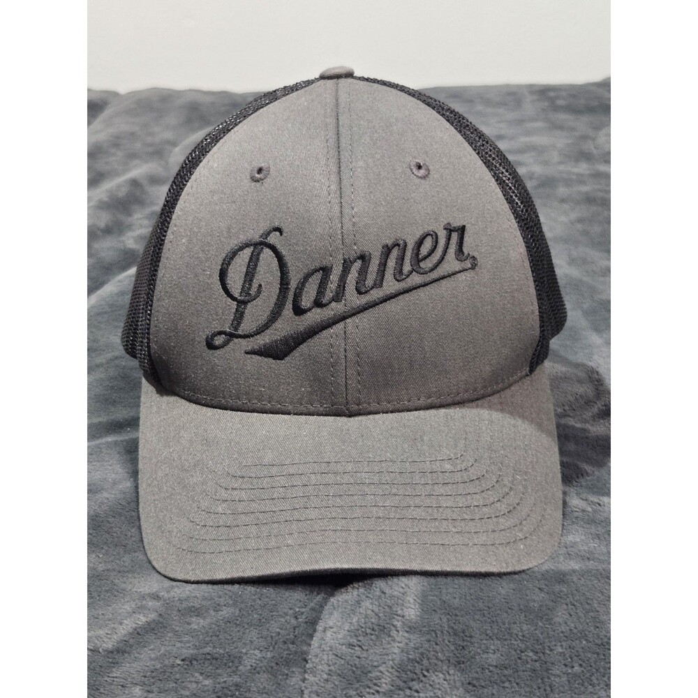 Danner Hat Snapback Trucker Mesh Richardson Black Gray Boots Script Workwear Men